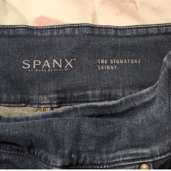 Spanx Alexia Skinny Denim Jean Side Zip - Picture 5 of 6